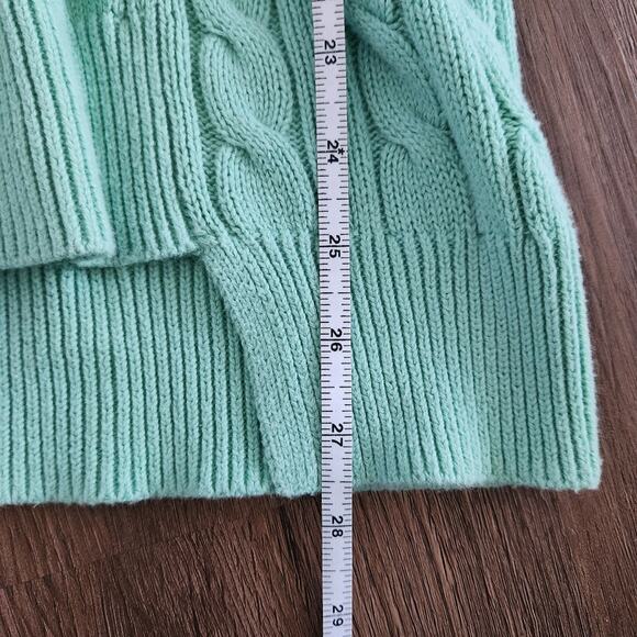 Sies Marjan Cable Knit Twist Sweater‎ Mint Green S Cozycore Designer - Picture 7 of 7